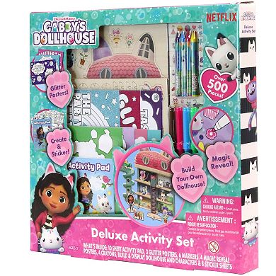Tara Toy Gabby's Dollhouse 500+ Piece Deluxe Creative Activity Set