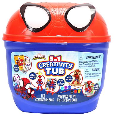 Tara Toy Marvel Spidey & His Amazing Friends 5-In-1 Creativity Tub Set