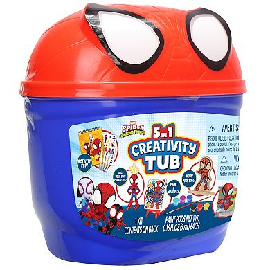 Tara Toy Marvel Spidey & His Amazing Friends 5-In-1 Creativity Tub Set