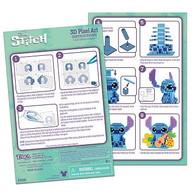 Tara Toy Disney's Lilo & Stitch 3D Pixel Creations 2500 Beads Kit