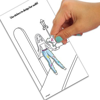 Tara Toy Barbie Rubbing Plates Fashion Portfolio Activity Set