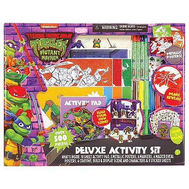 Tara Toy TMNT Mutant Mayhem Deluxe Activity Set with Magic Reveal & Posters