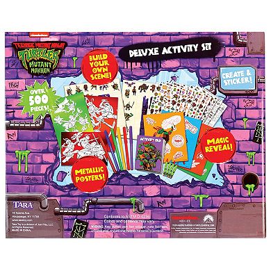 Tara Toy TMNT Mutant Mayhem Deluxe Activity Set with Magic Reveal & Posters
