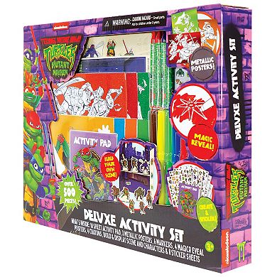 Tara Toy TMNT Mutant Mayhem Deluxe Activity Set with Magic Reveal & Posters