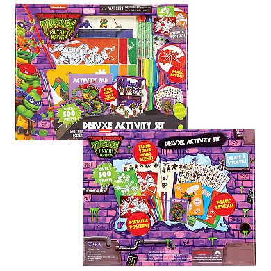 Tara Toy TMNT Mutant Mayhem Deluxe Activity Set with Magic Reveal & Posters