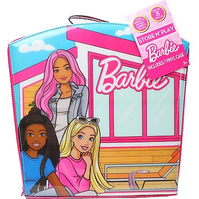 Tara Toy Barbie Store N' Play Doll Zipper Storage Case