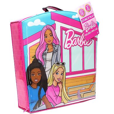 Tara Toy Barbie Store N' Play Doll Zipper Storage Case