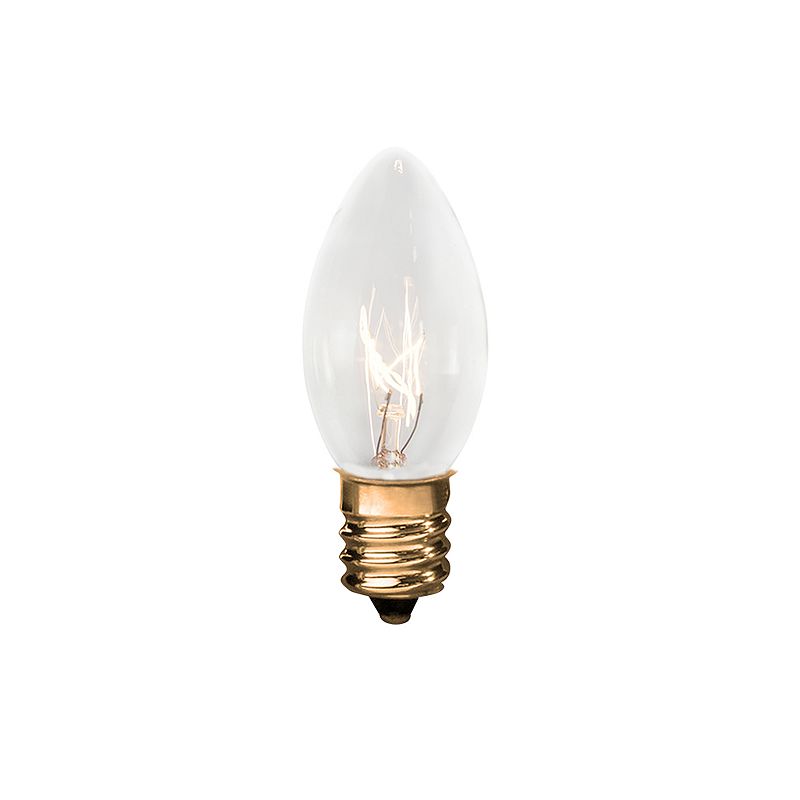 LumaBase 25-pk. C7-5 Watt Clear LED Light Bulbs, Multi