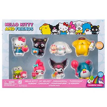 Hello Kitty And Friends Rainbow Vibes Figure 8-Pack
