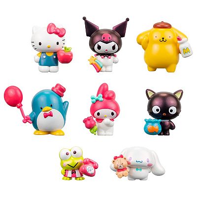 Hello Kitty And Friends Rainbow Vibes Figure 8-Pack