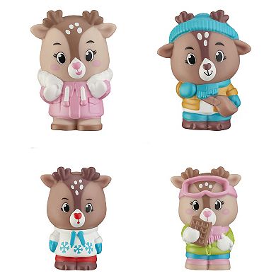 Idea Tank Timber Tots Gla Gla Reindeer Family 4 Toy Figurines