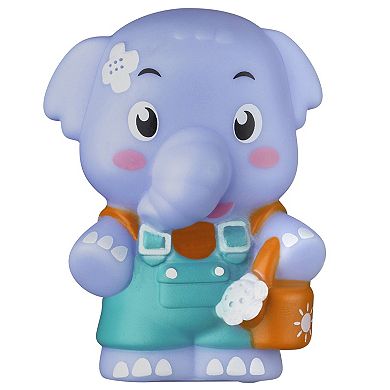 Idea Tank Timber Tots Elephant Family 4 Toy Figurines