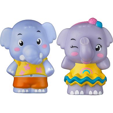 Idea Tank Timber Tots Elephant Family 4 Toy Figurines