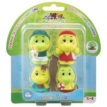 Idea Tank Timber Tots Crocodile Family 4 Toy Figurines