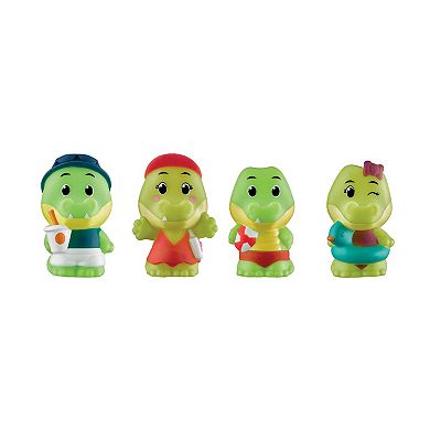 Idea Tank Timber Tots Crocodile Family 4 Toy Figurines