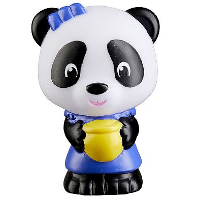 Idea Tank Timber Tots Panda Family 4 Toy Figurines
