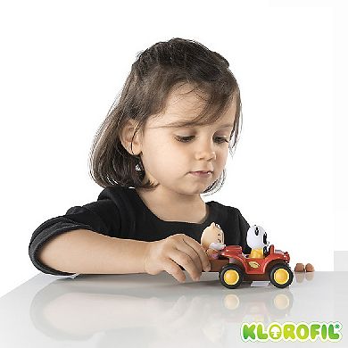 Idea Tank Timber Tots Quad Bike & Panda Figurine