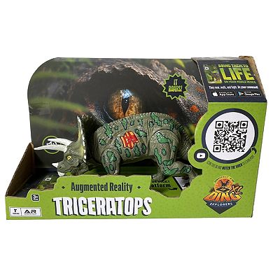 Idea Tank Dino Explorers AR Triceratops & Excavation Brick