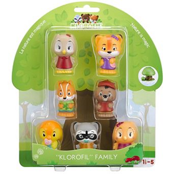 Idea Tank Timber Tots Klorofil Family 7 Toy Figurines