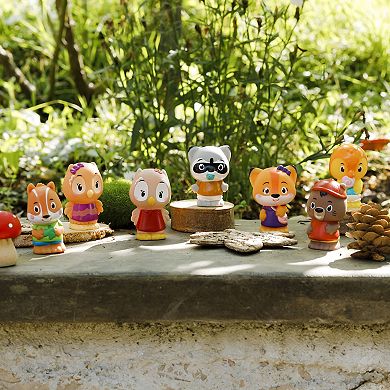 Idea Tank Timber Tots Klorofil Family 7 Toy Figurines
