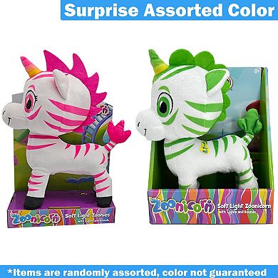 Idea Tank Zoonicorn Soft Light Zoonies Plush Toy - Styles May Vary