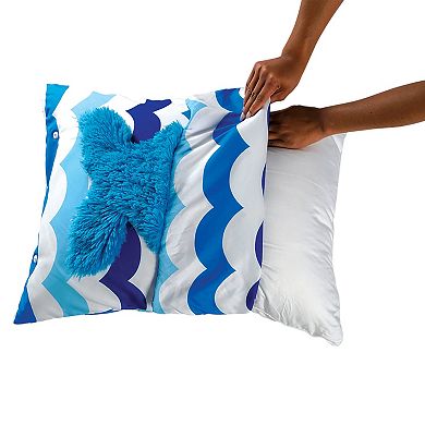 Idea Tank 2-in-1 Happy Nappers FluffALuff Shark Plush & Pillowcase Soft Toy Cover