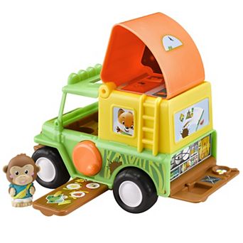 Idea Tank Timber Tots Safari Jeep with Monkey