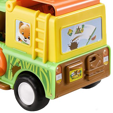Idea Tank Timber Tots Safari Jeep with Monkey