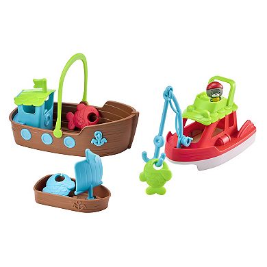 Idea Tank Timber Tots 3-in-1 Nesting Boats Playset