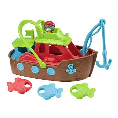 Idea Tank Timber Tots 3-in-1 Nesting Boats Playset