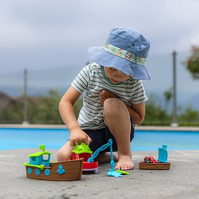 Idea Tank Timber Tots 3-in-1 Nesting Boats Playset