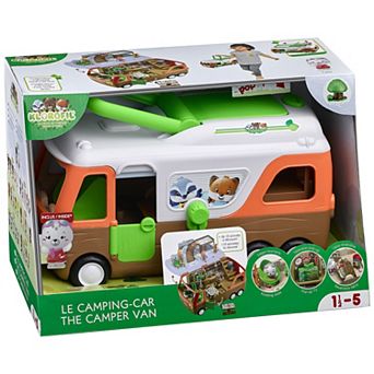 Idea Tank Timber Tots Camper Van 3 pc Travel Playset