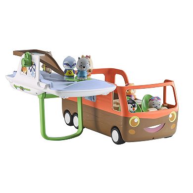 Idea Tank Timber Tots Camper Van 3-pc. Travel Playset