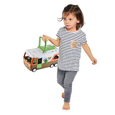 Idea Tank Timber Tots Camper Van 3-pc. Travel Playset