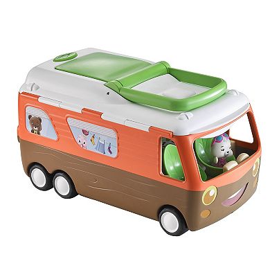 Idea Tank Timber Tots Camper Van 3-pc. Travel Playset