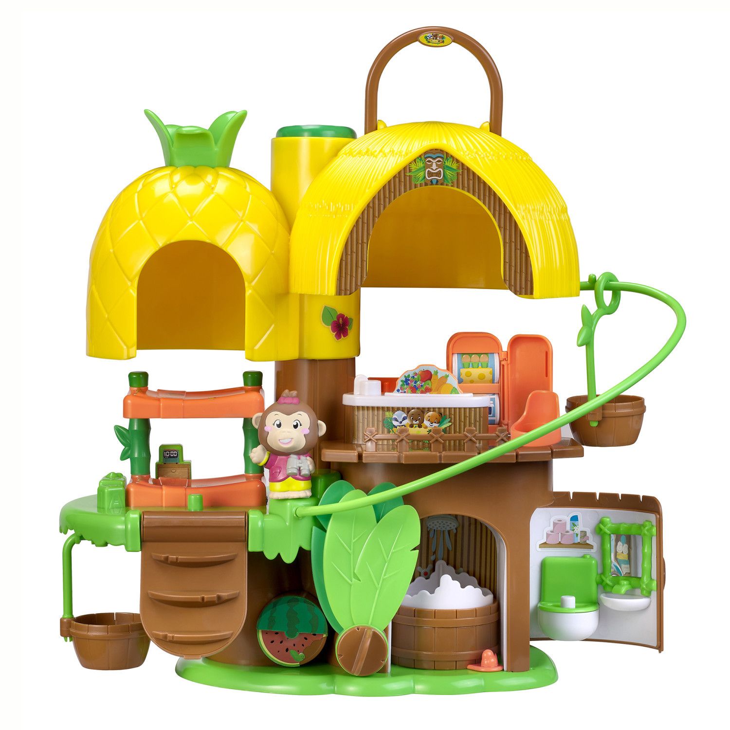 Детский игровой набор Idea Tank Timber Tots Tropical House Treehouse Playset — фото 1