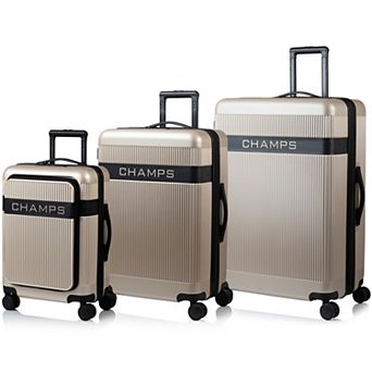Champs Onyx II Collection 3 pc Hardside Spinner Luggage Set