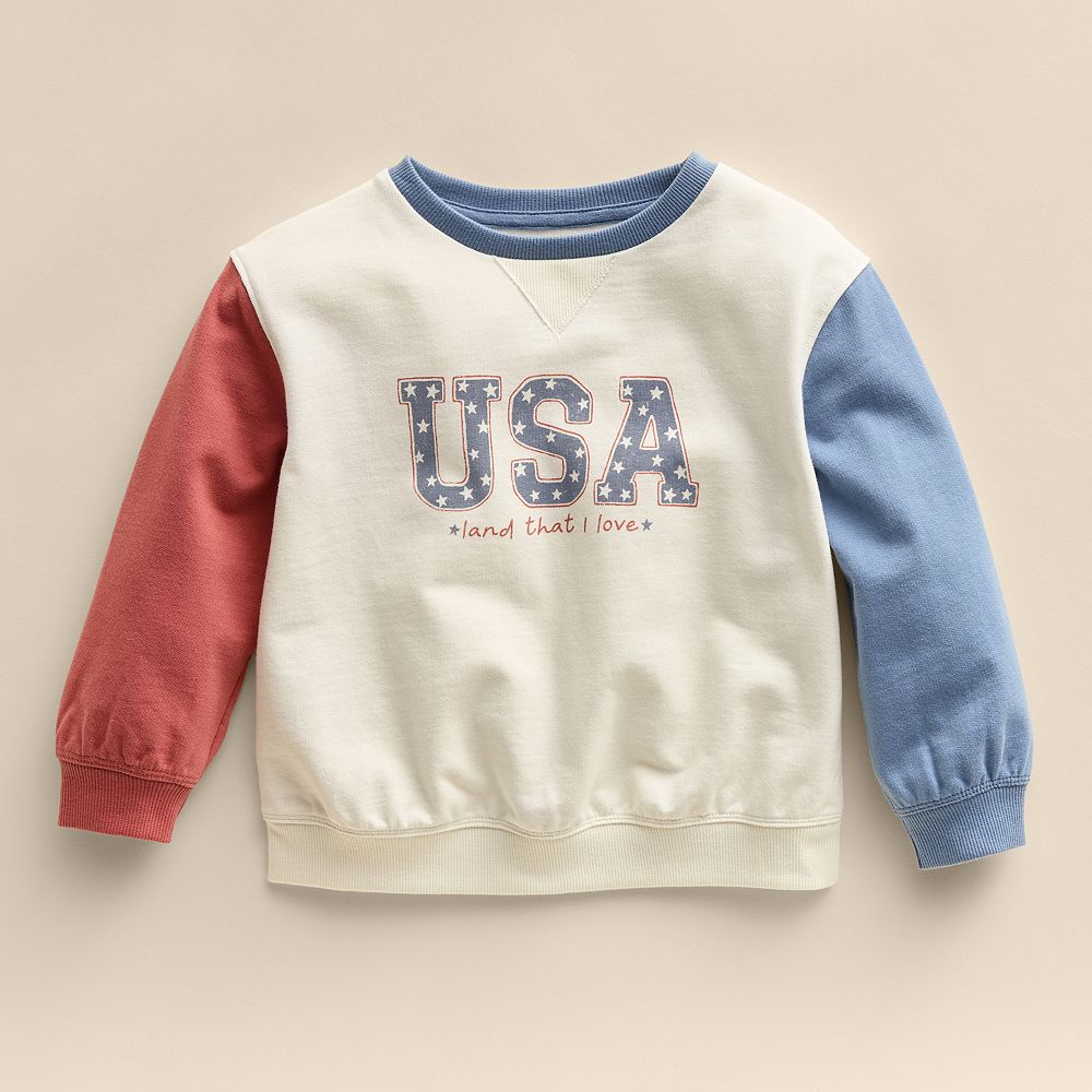 Kids 4-12 by Little Co. by Lauren Conrad USA Crew Pullover Sweater