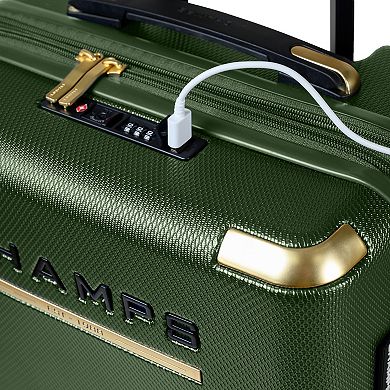 Champs Luxe II Collection 3-pc. Hardside Spinner Luggage Set