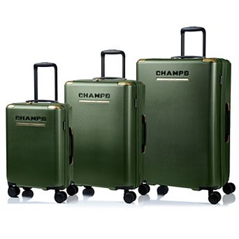 Champs Luxe II Collection 3 pc Hardside Spinner Luggage Set