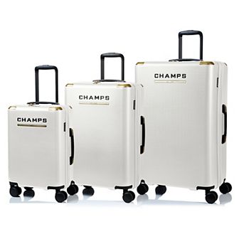 Champs Luxe II Collection 3 pc Hardside Spinner Luggage Set