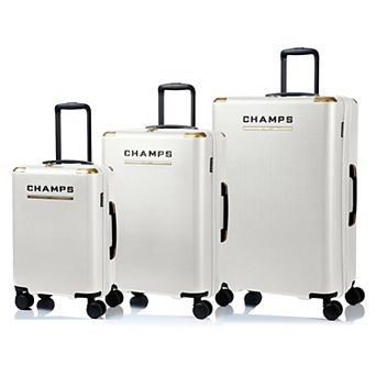 Champs Luxe II Collection 3 pc Hardside Spinner Luggage Set