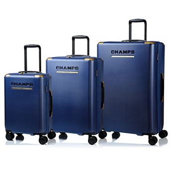 Champs Luxe II Collection 3 pc Hardside Spinner Luggage Set