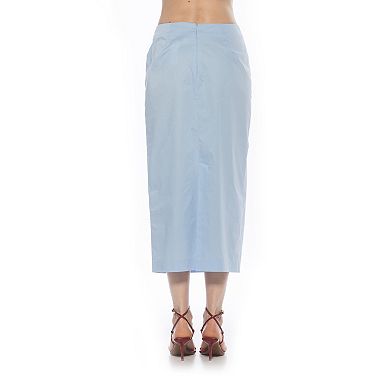 Women's ALEXIA ADMOR Ginni Mid Waist Column Maxi Skirt