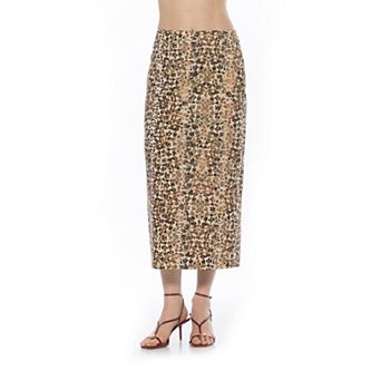 Women's ALEXIA ADMOR Ginni Mid Waist Column Maxi Skirt