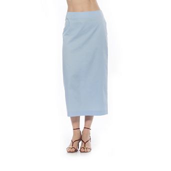 Women's ALEXIA ADMOR Ginni Mid Waist Column Maxi Skirt