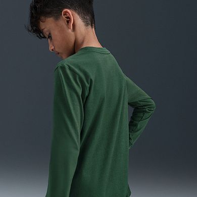 Boys Nike Long Sleeve Basketball Graphic Tee
