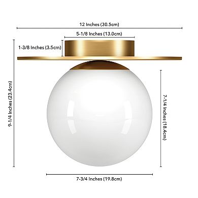 Finley & Sloane Amma Flush Mount Ceiling Light