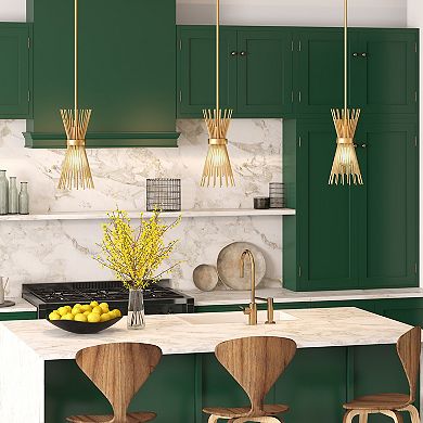 Finley & Sloane Andromeda 7-in. Wide Starburst Pendant Light