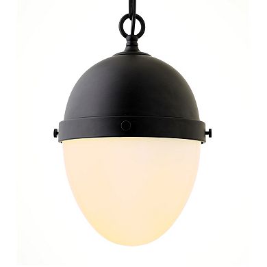 Finley & Sloane Aurelia 9-in. Wide Pendant Light Fixture with Glass Shade